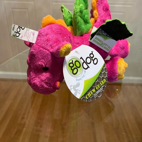 Brand New Godog Dragon 8” With Squeaker - Picture 3 of 5